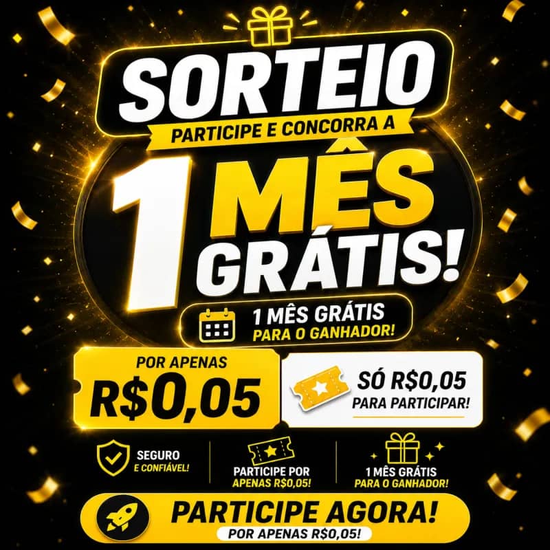 Imagem da campanha 💥 Participe e concorra a 1 MÊS GRÁTIS DE TV! 💥