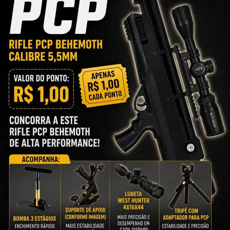 Imagem da campanha A🚀 Ação Solidária / Rifa da BEHEMOTH PCP + COMBO
