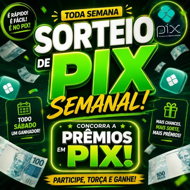 Imagem da campanha Pix Semanal