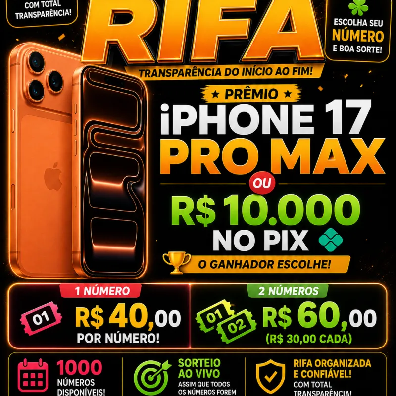Imagem da campanha iphone 17 pro max