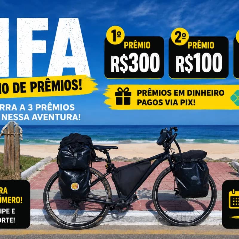 Imagem da campanha Rifa valendo 500 reais no Pix