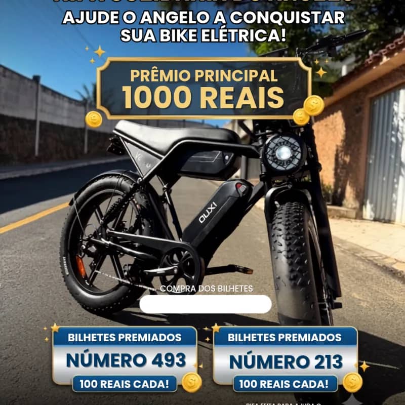 Imagem da campanha Rifa solitária para ajudar Angelo