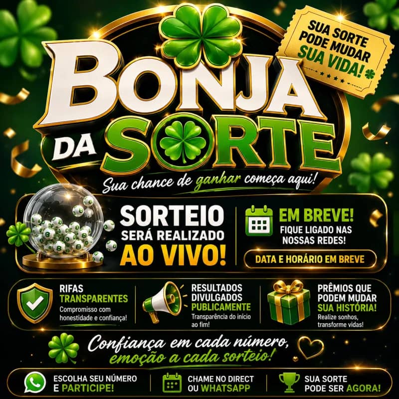 Imagem da campanha Bonja da sorte 🍀 600  no pix