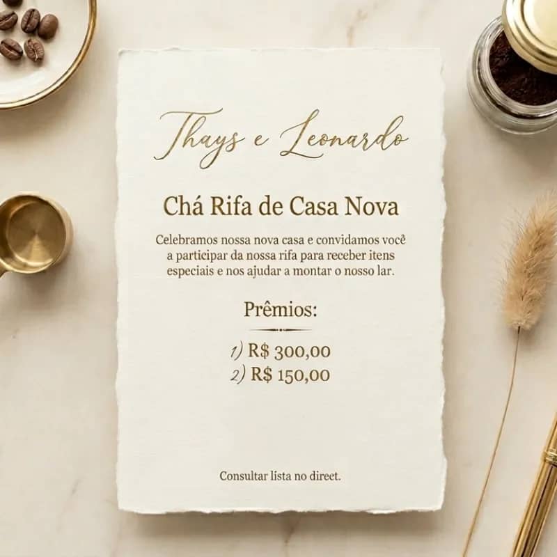 Imagem da campanha Chá de casa nova
