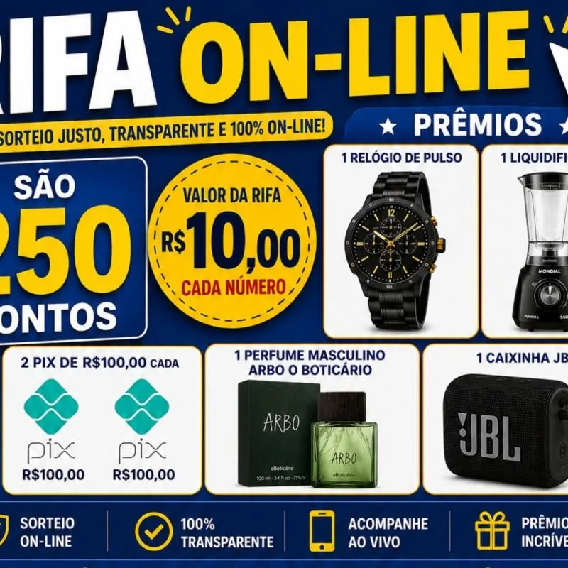 Imagem da campanha RIFA PREMIUM