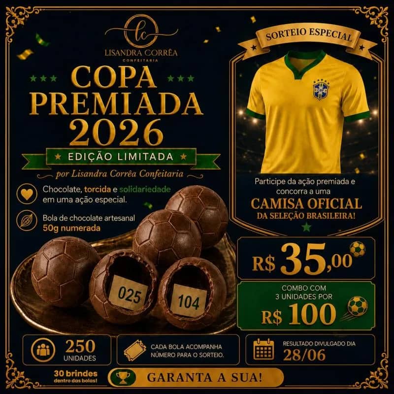 Imagem da campanha Copa Premiada 2026