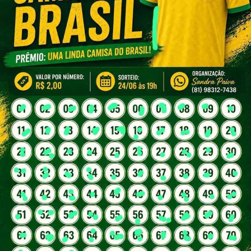Imagem da campanha Camisa do Brasil