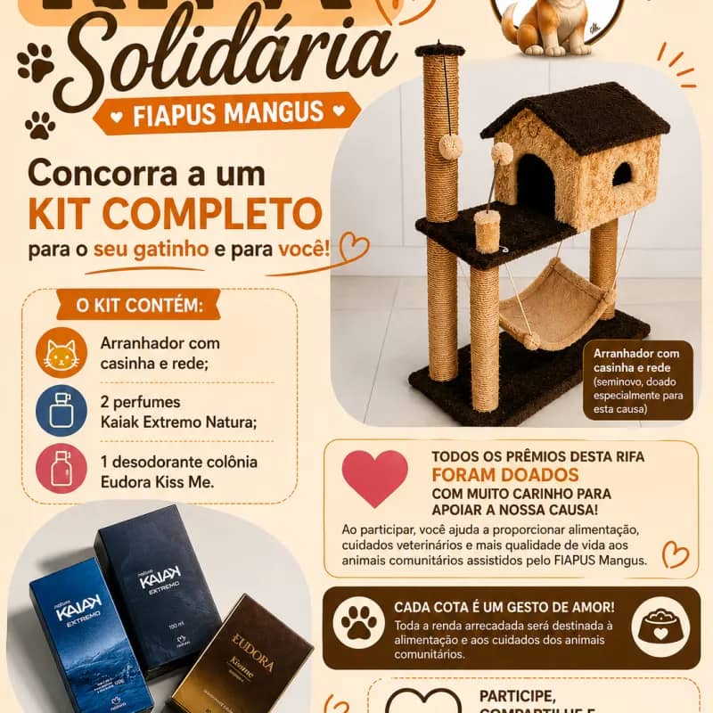 Imagem da campanha Campanha em Prol de pets comunitarios.