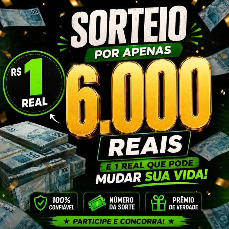 Imagem da campanha 🚀 MULTIPLIQUE 1 REAL EM R$ 6.000,00! 🚀