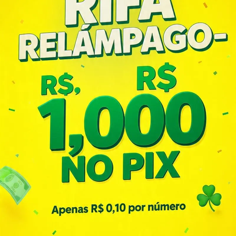 Imagem da campanha 1.000 reias no pix