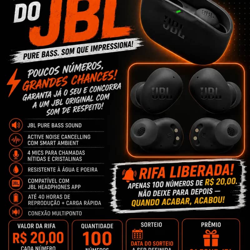 Imagem da campanha Fone JBL