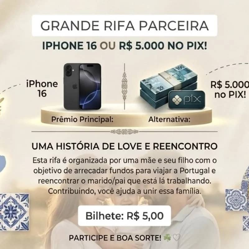 Imagem da campanha Rumo ao reencontro em Portugal 🇵🇹