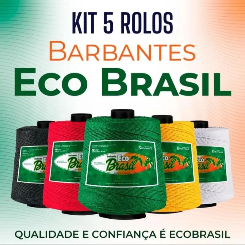 Imagem da campanha 5 kilos de barbante Eco Brasil na sua porta