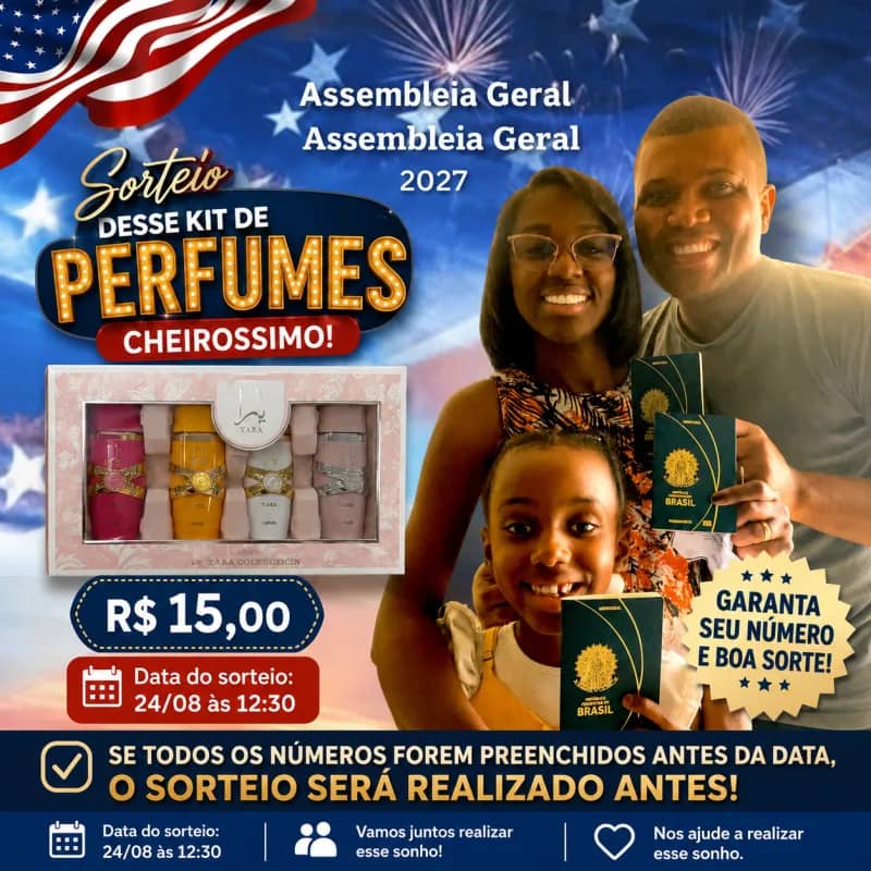 Imagem da campanha SORTEIO DE 1 KIT DE PERFUME IMPORTADO
