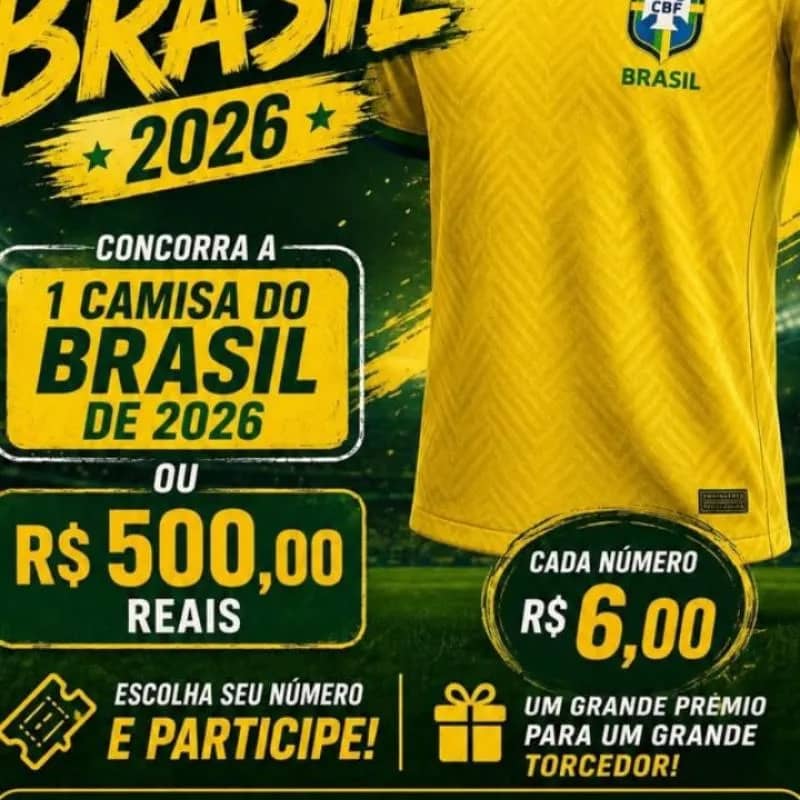Imagem da campanha RIFA DA COPA 🏆⚽️🇧🇷