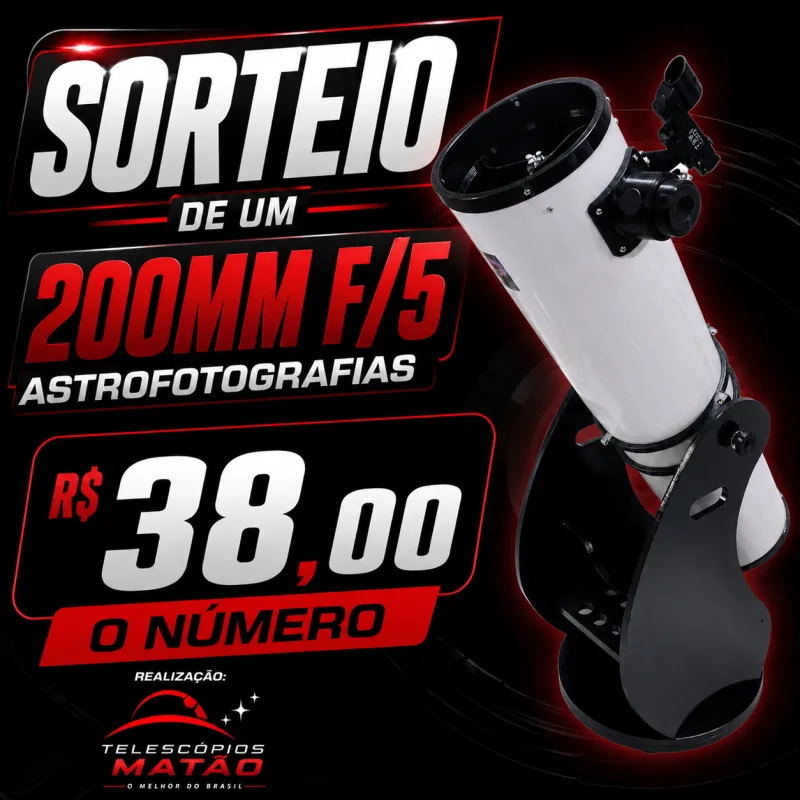 Imagem da campanha Sorteio Telescópio de 200mm f/5 Astrofotografias