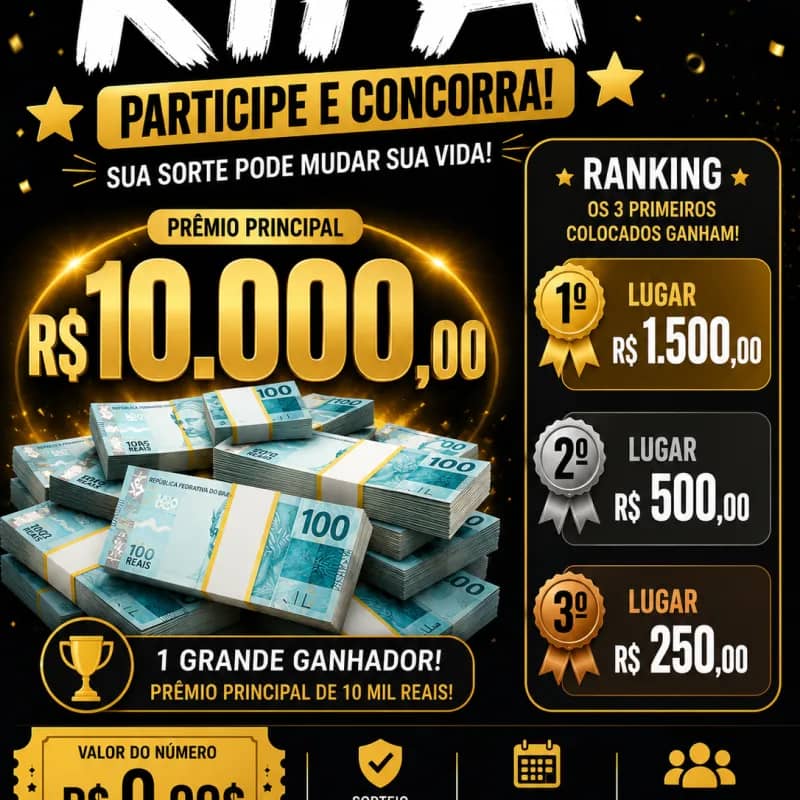 Imagem da campanha Já pensou 10mil no pix