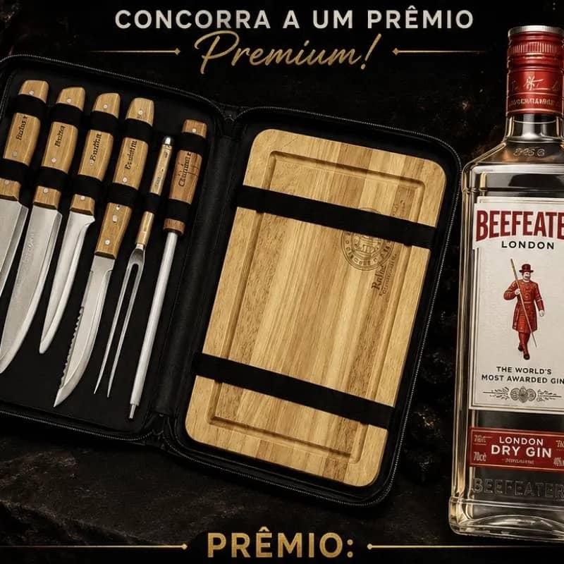 Imagem da campanha KIT CHURRASCO PERSONALIZADO + GIN BEEFEATER