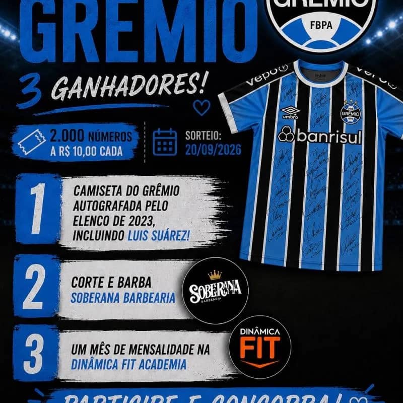 Imagem da campanha Rumo à cura - Micheline dias | Rifa Grêmio
