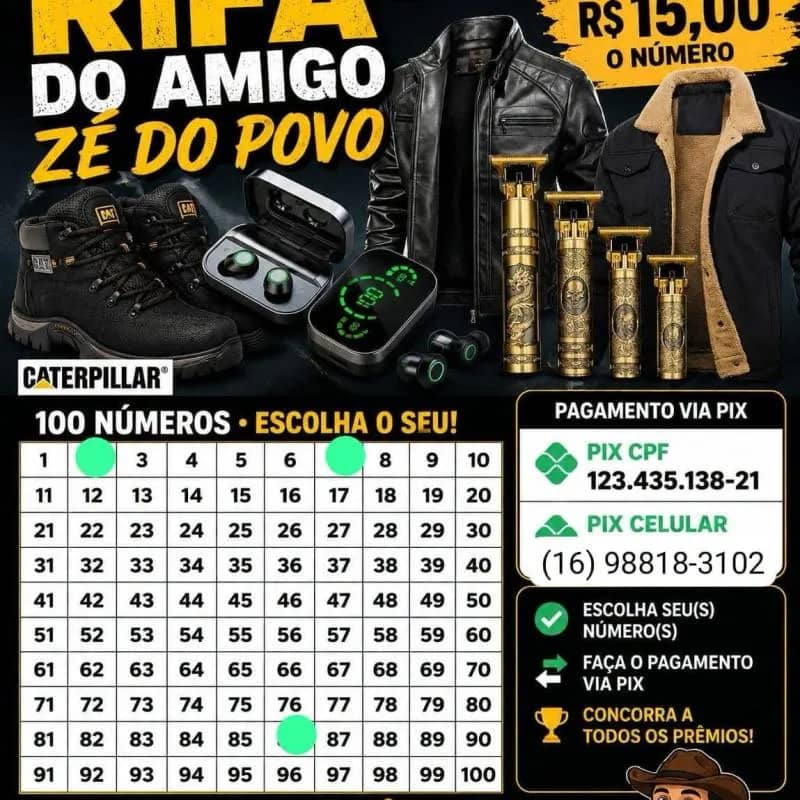 Imagem da campanha AMIGOS E AMIGAS DO ZÉ.