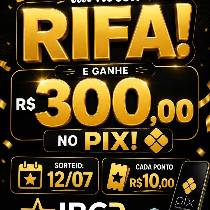 Imagem da campanha Rifa IBCR