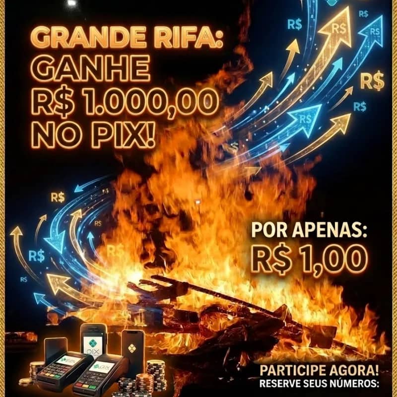 Imagem da campanha 🎯 Apenas 1 Real: Sua Chance de Ganhar R$ 1.000,00 no Pix