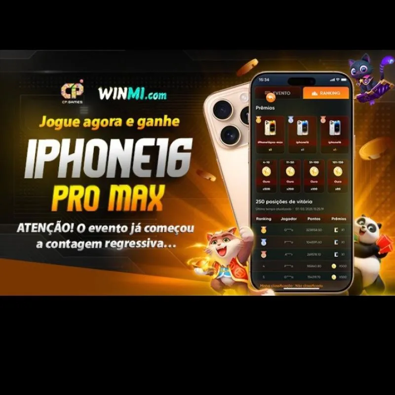 Imagem da campanha Sorteio do iPhone 16 pro Max