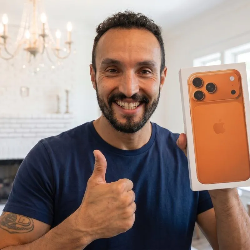 Imagem da campanha iPhone 17 pro max