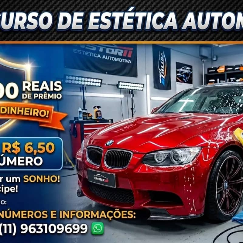 Imagem da campanha Campanha para ajudar a fazer o curso e montar minha estética de motos