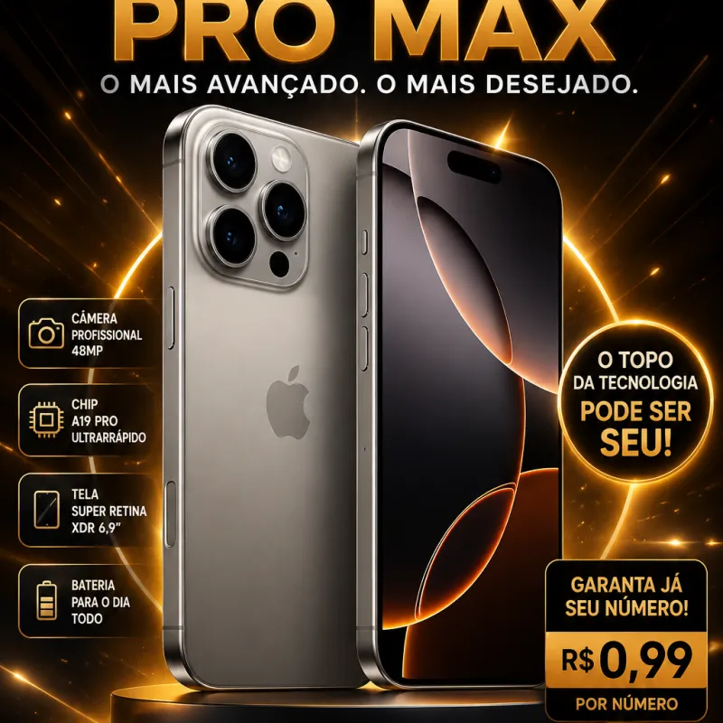 Imagem da campanha ⚡ Últimas Chances! IPHONE 17 Pro Max
