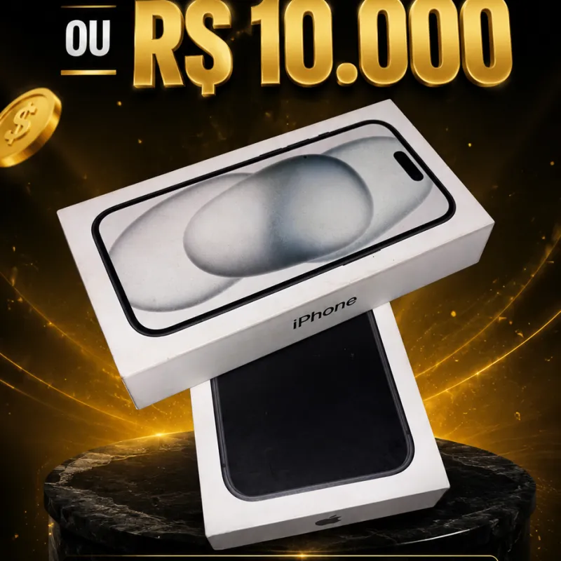 Imagem da campanha 2 iPhone ou 10K