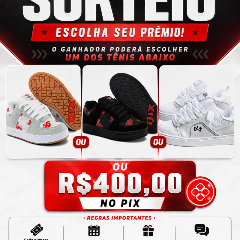 Imagem da campanha Rifa Oficial da Urban Wave