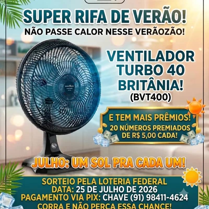 Imagem da campanha NÃO PASSE CALOR!!JULHO E UM SOL PRA CADA UM