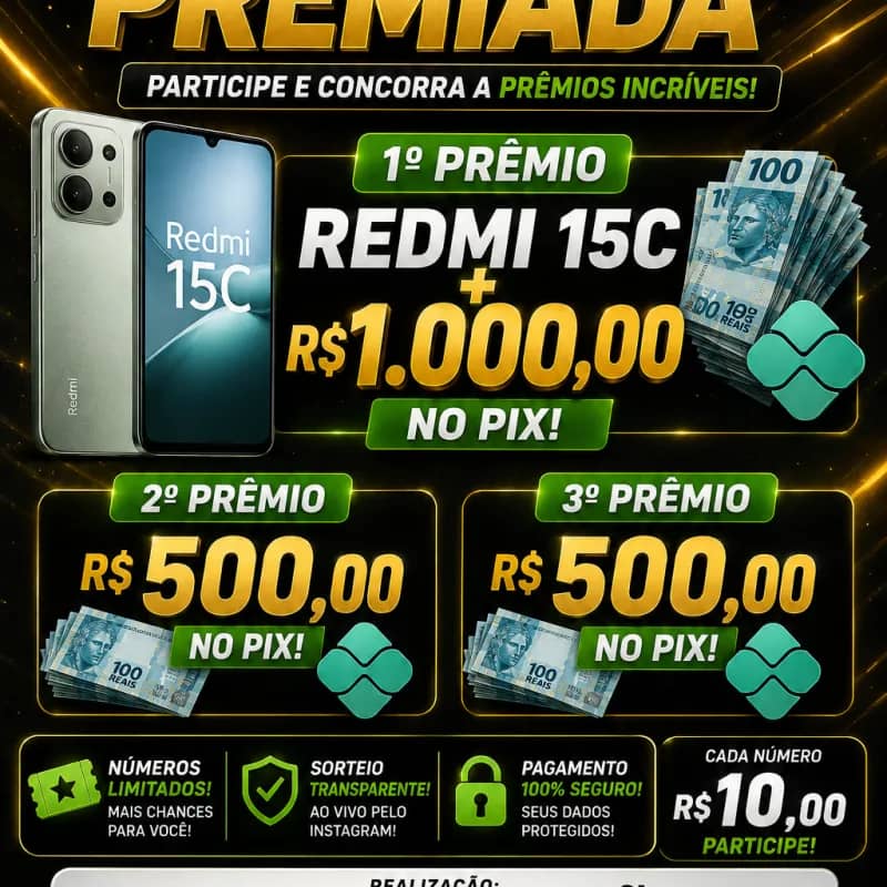 Imagem da campanha SHOW DE PREMIOS MS 🍀