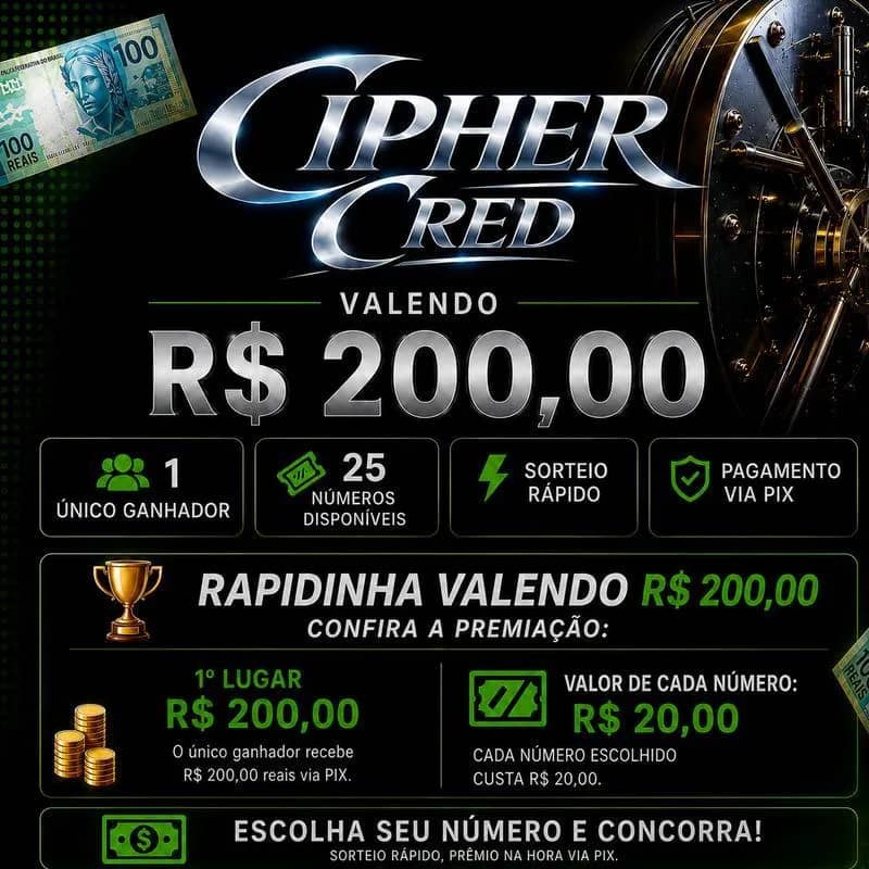 Imagem da campanha Pix $ 200,00