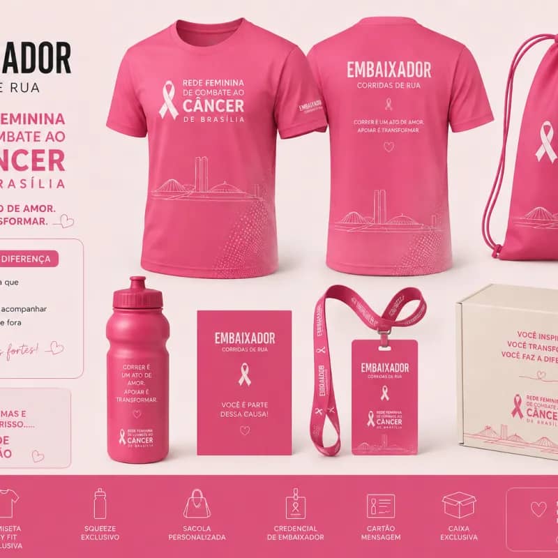 Imagem da campanha REDE FEMININA DE COMBATE AO CARNCER