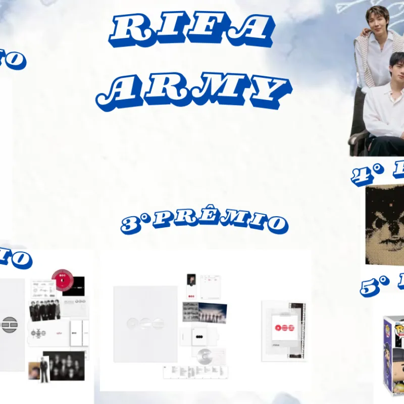 Imagem da campanha RIFA ESPECIAL BTS- ITENS OFICIAIS