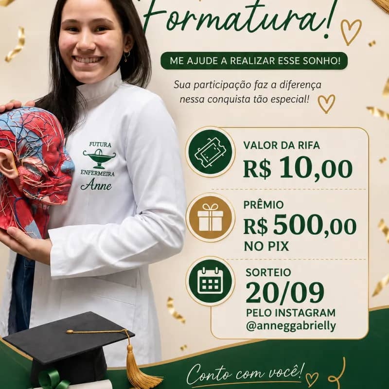 Imagem da campanha Forma Anne 👩‍🎓