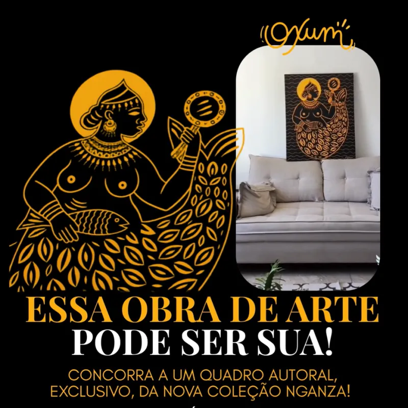 Imagem da campanha RIFA NGANZA - QUADRO OXUM
