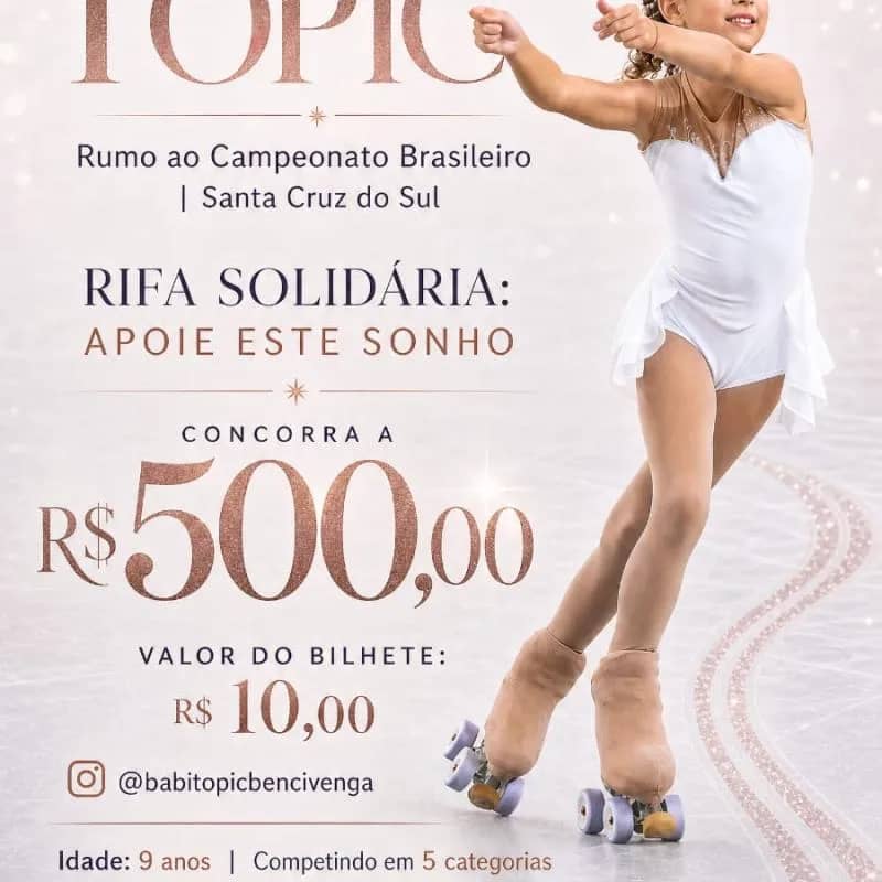 Imagem da campanha Apoie um sonho, faça parte dessa conquista