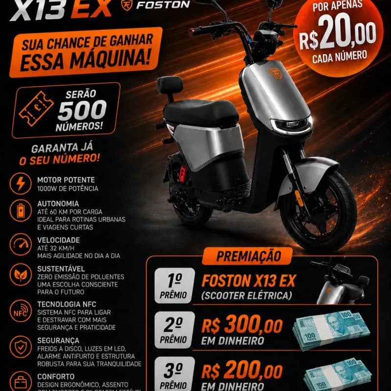 Imagem da campanha FOSTON X13 EX (X15)
