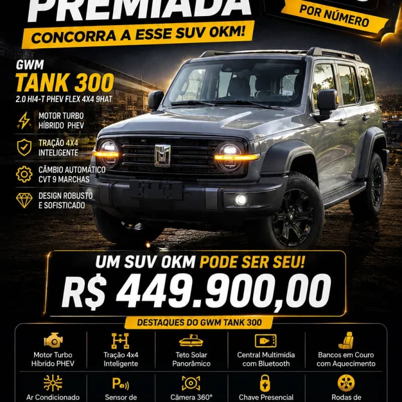 Imagem da campanha TANK 300
