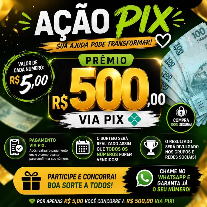 Imagem da campanha ✅Ação Pix 500 ✅