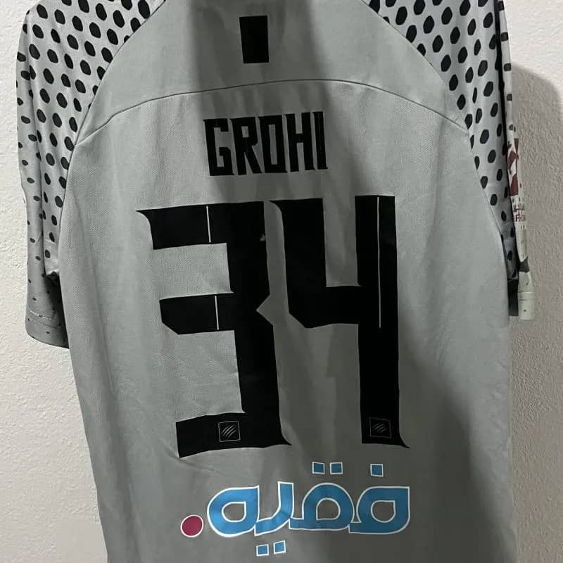 Imagem da campanha Camisa oficial clube Arábia Saudita Al ITTIHAD goleiro M.GROHI temporada 2019/2020