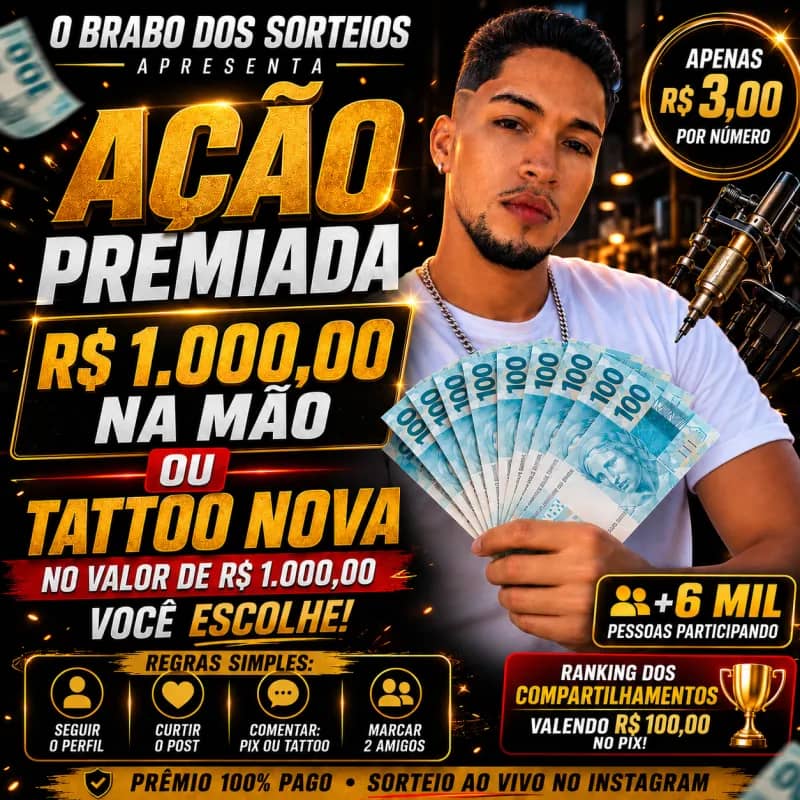 Imagem da campanha Tatoo premiada