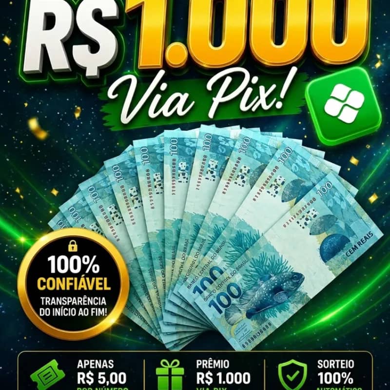 Imagem da campanha PIX Premiado R$ 1.000
