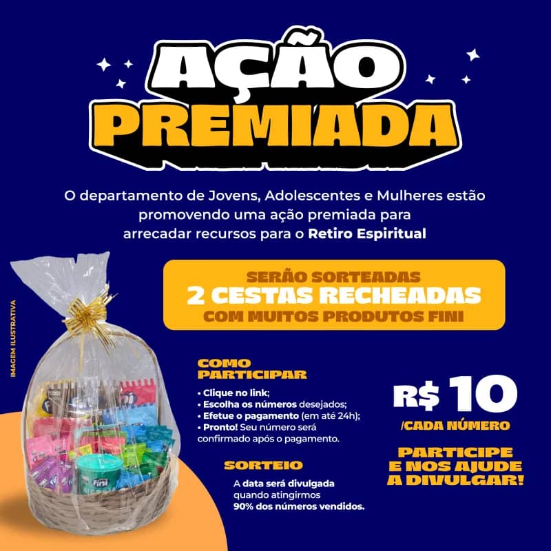 Imagem da campanha Retiro Espiritual | Jovens, Adolescentes e Mulheres