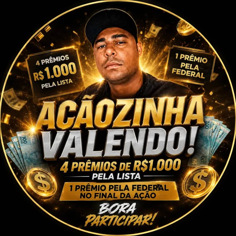 Imagem da campanha 1.000,00 NO PIX PELA FEDERAL