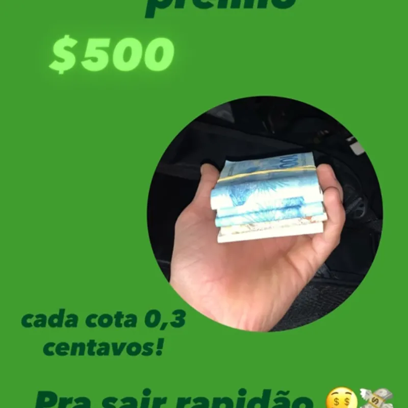 Imagem da campanha Ação de $500 no pix