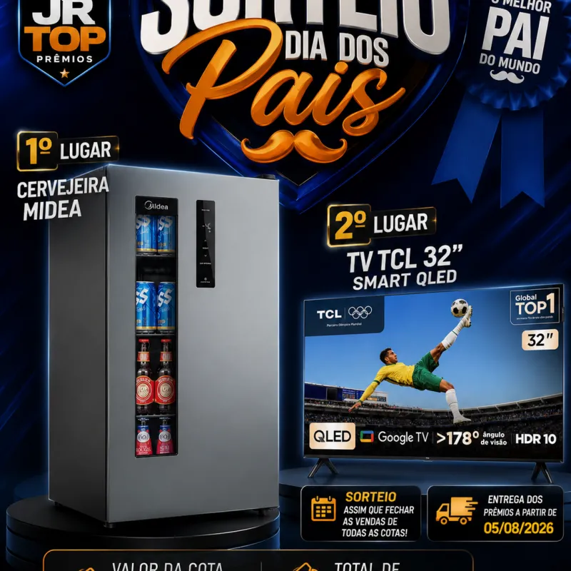 Imagem da campanha Sorteio dos Pais